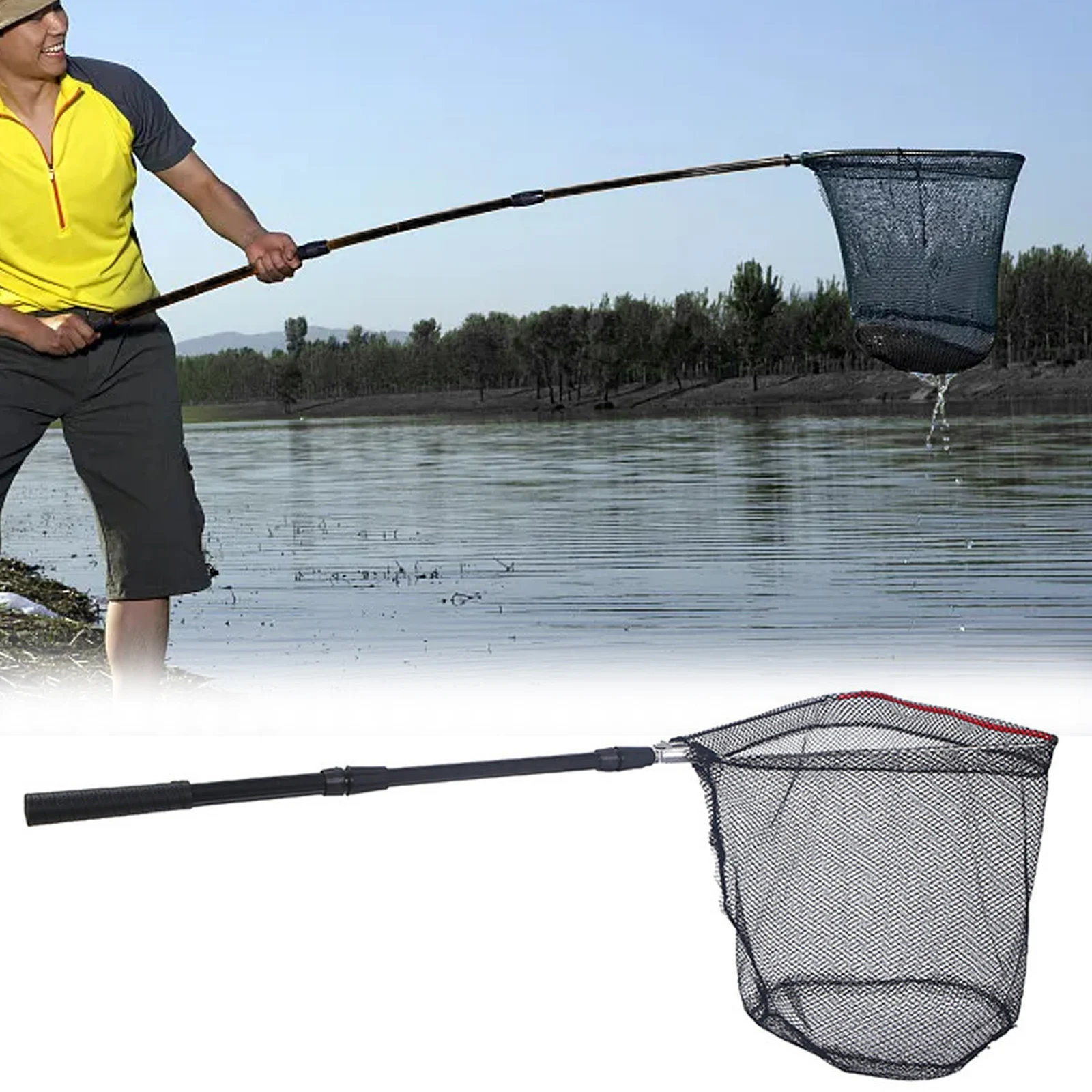 1pc Fishing Nets Folding Telescoping Retractable Fishing Net Aluminum Alloy Triangular Netting Outdoor Fish Accessories Tackle
1pc Fishing Nets Folding Telescoping Retractable Fishing Net Aluminum Alloy Triangular Netting Outdoor Fish Accessories Tackle