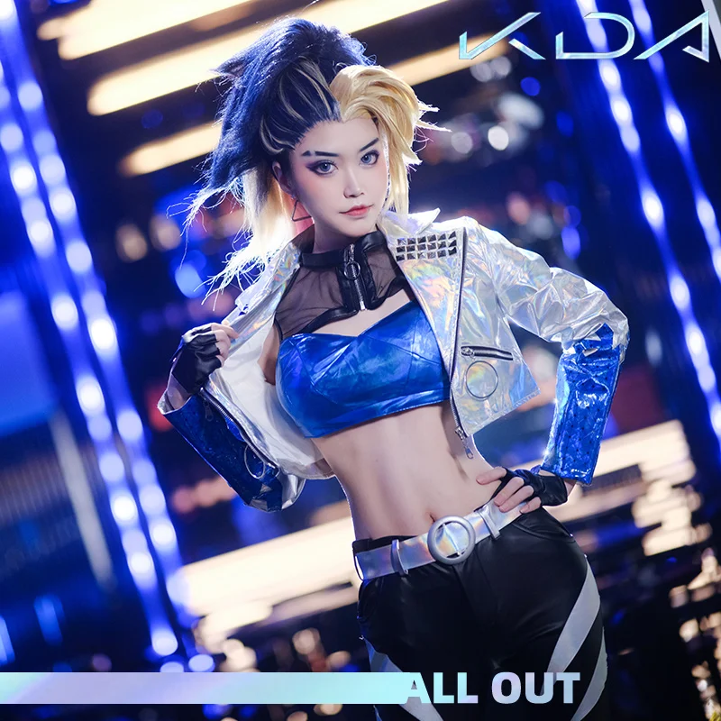 Game LOL Cosplay LOL KDA Member Of A Group Akali Costume Cosplay All Out Clothing Carnival Halloween Adult Women Sexy Outfit
Game LOL Cosplay LOL KDA Member Of A Group Akali Costume Cosplay All Out Clothing Carnival Halloween Adult Women Sexy Outfit