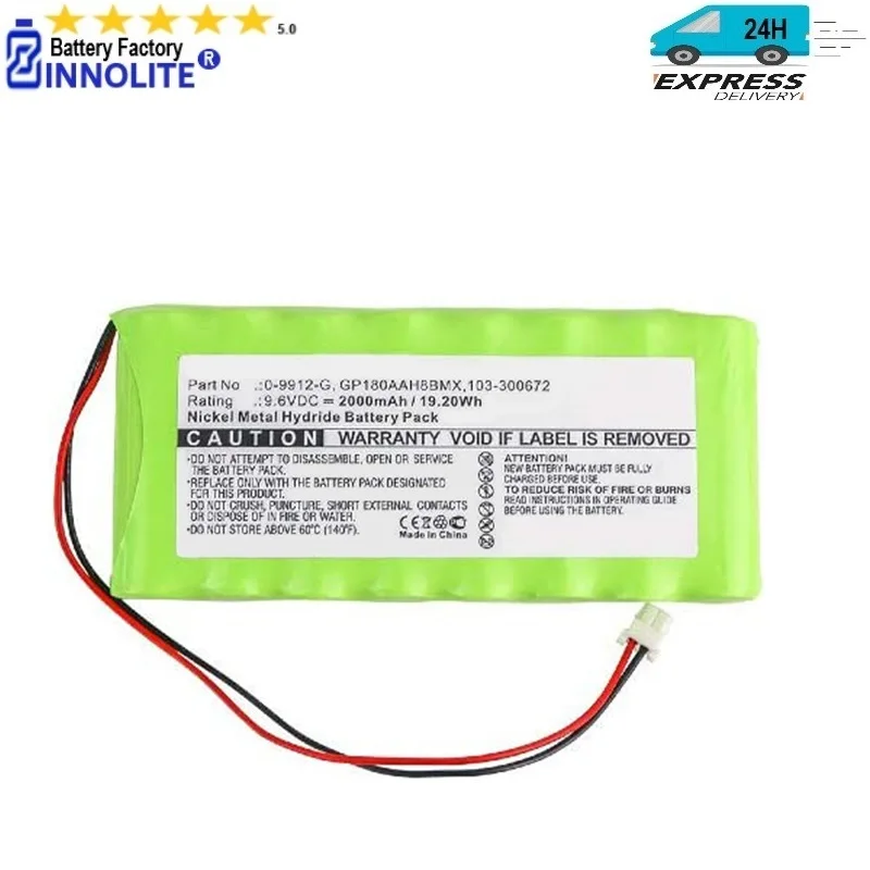 9.6V Ni-MH Battery Works with Visonic GP130AAH6BMX Alarm System Replacement for 0-9912-G , 100729,103-300672 , GP180AAH8BMX
9.6V Ni-MH Battery Works with Visonic GP130AAH6BMX Alarm System Replacement for 0-9912-G , 100729,103-300672 , GP180AAH8BMX