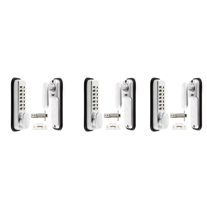 3X Digital Push Button Door Lock Key Pad Code Combination Access Mechanical Keyless
3X Digital Push Button Door Lock Key Pad Code Combination Access Mechanical Keyless