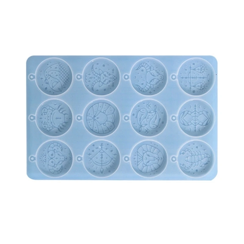Mini 12 Constellations Silicone Mold Epoxy Resin Mold DIY Keychain Jewelry Pendant Tools Crafts Making Supplies Nonstick
Mini 12 Constellations Silicone Mold Epoxy Resin Mold DIY Keychain Jewelry Pendant Tools Crafts Making Supplies Nonstick