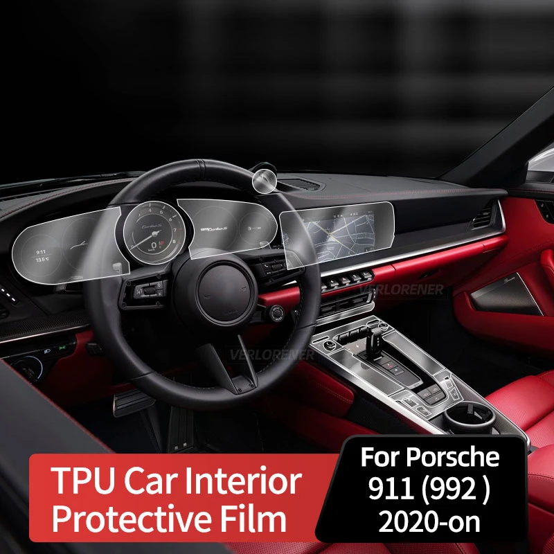 For Porsche 911 992 2020 2021 2022 Turbo 4S Self Repairing Car Interior Central Console Gear Dashboard TPU Paint Protective Film
For Porsche 911 992 2020 2021 2022 Turbo 4S Self Repairing Car Interior Central Console Gear Dashboard TPU Paint Protective Film