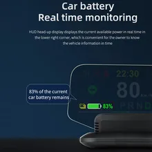 For Tesla Model 3 Head Up Display OBD2 Speedometer Gauge Battery Power Display T Head-up Display Speed Gear LCD Instrument
For Tesla Model 3 Head Up Display OBD2 Speedometer Gauge Battery Power Display T Head-up Display Speed Gear LCD Instrument