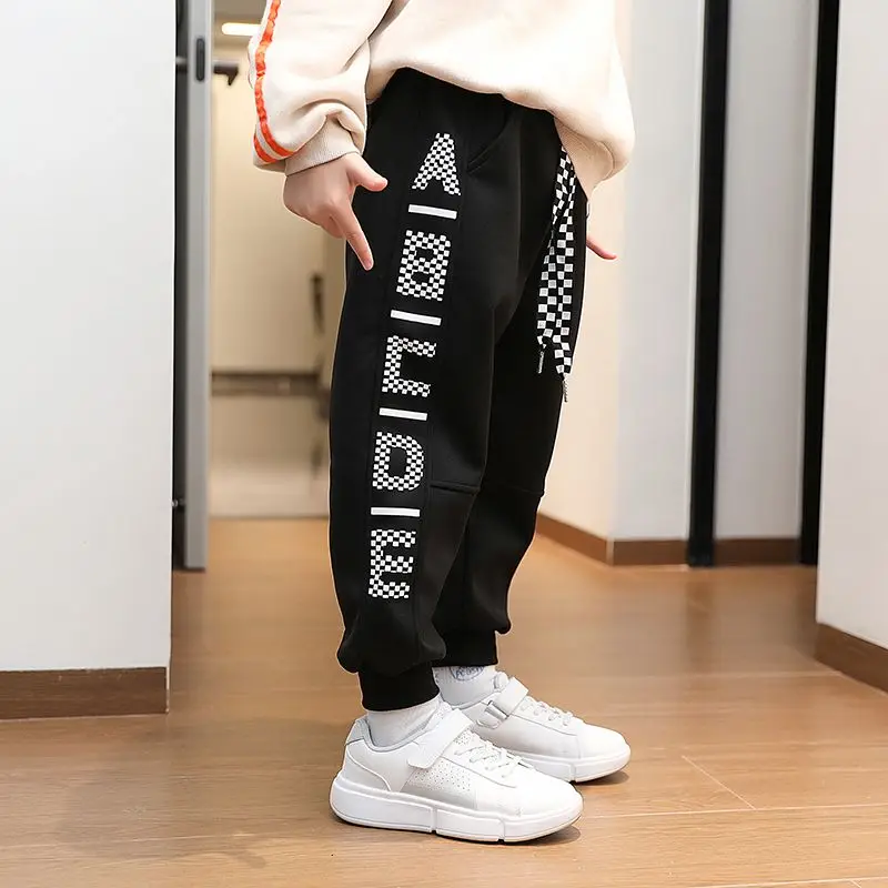 Children's Sports Casual Pants Middle and Big Children Spring and Autumn Trousers Boys and Winter Thickening Handsome Mid-Waist
Children's Sports Casual Pants Middle and Big Children Spring and Autumn Trousers Boys and Winter Thickening Handsome Mid-Waist