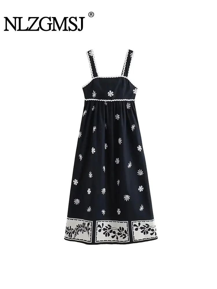 TRAF 2024 Summer Print Long Dress Woman Sleeveless Dresses for Women New Leisure Dress Woman Elegant Party Dresses
TRAF 2024 Summer Print Long Dress Woman Sleeveless Dresses for Women New Leisure Dress Woman Elegant Party Dresses