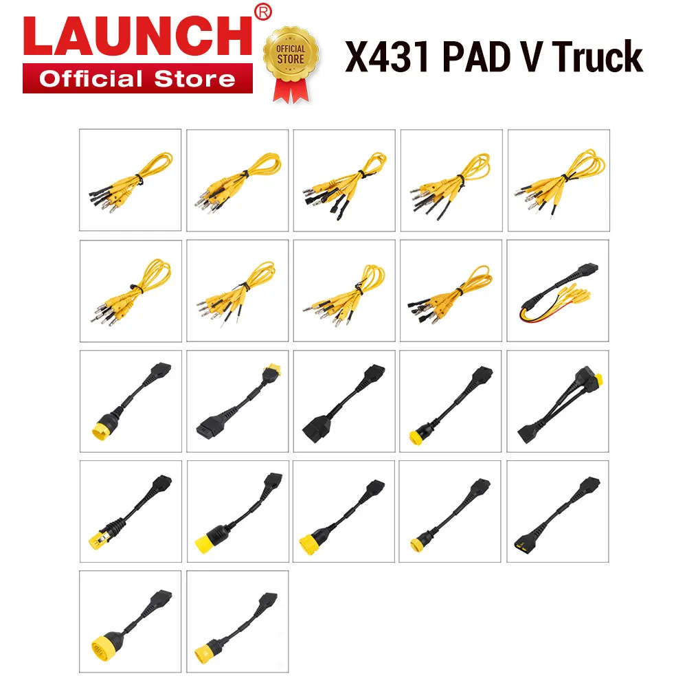 LAUNCH X431 PAD V расширенные коммерческие транспортные средства 24 В, кабель для грузовика, полный системный диагностический инструмент, функция кодирования, активное тестирование
LAUNCH X431 PAD V расширенные коммерческие транспортные средства 24 В, кабель для грузовика, полный системный диагностический инструмент, функция кодирования, активное тестирование