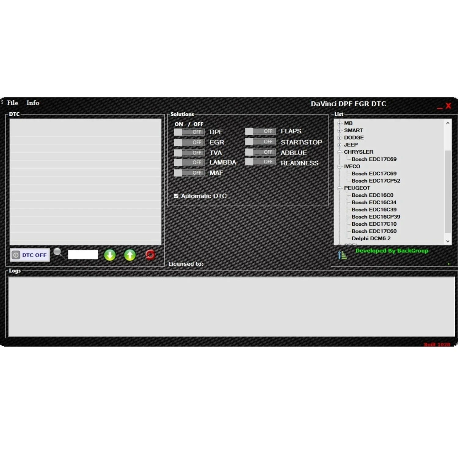 2023 New Davinci 1.0.28 PRO TVA LAMBDA MAF DTC FLAPS READINESS SOFTWARE CHIPTUNING REMAPPING DAVINCI REMAP
2023 New Davinci 1.0.28 PRO TVA LAMBDA MAF DTC FLAPS READINESS SOFTWARE CHIPTUNING REMAPPING DAVINCI REMAP