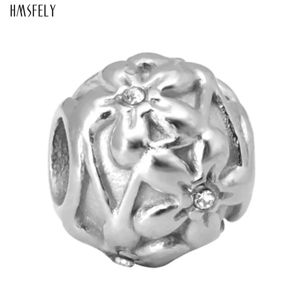 HMSFELY European Beautiful Flower Beads For DIY Women Bracelet Jewelry Making Accessories Bead 316l Stainless Steel Beads
HMSFELY European Beautiful Flower Beads For DIY Women Bracelet Jewelry Making Accessories Bead 316l Stainless Steel Beads