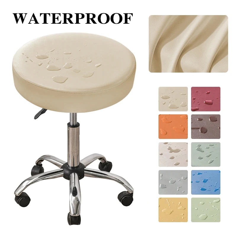 2pcs/set Waterproof PU Leather Round Stool Cover Elastic Dining Room Bar Chair Cover Seat Covers All Inclusive Barstool Cover
2pcs/set Waterproof PU Leather Round Stool Cover Elastic Dining Room Bar Chair Cover Seat Covers All Inclusive Barstool Cover
