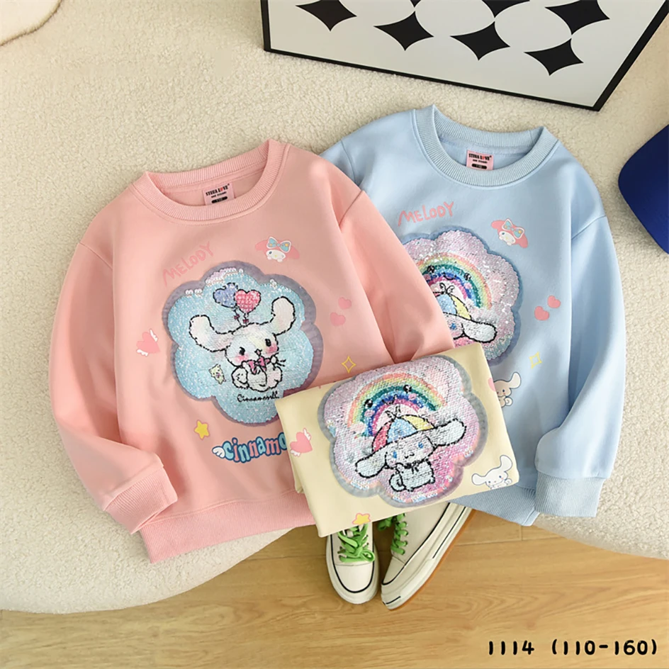 Kawaii Sanrio Cartoon Plush Sweater Cinnamoroll Anime Autumn Winter Student Children Long-Sleeved Clothing Soft Sweatshirt Gifts
Kawaii Sanrio Cartoon Plush Sweater Cinnamoroll Anime Autumn Winter Student Children Long-Sleeved Clothing Soft Sweatshirt Gifts