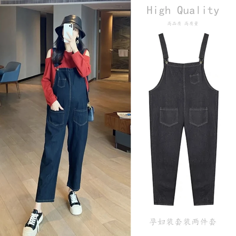 Pregnant Women Suspenders Autumn Plus Size Maternity Cotton Pants Vintage Pregnancy Denim Overalls Long Loose Jumpsuits Trousers
Pregnant Women Suspenders Autumn Plus Size Maternity Cotton Pants Vintage Pregnancy Denim Overalls Long Loose Jumpsuits Trousers