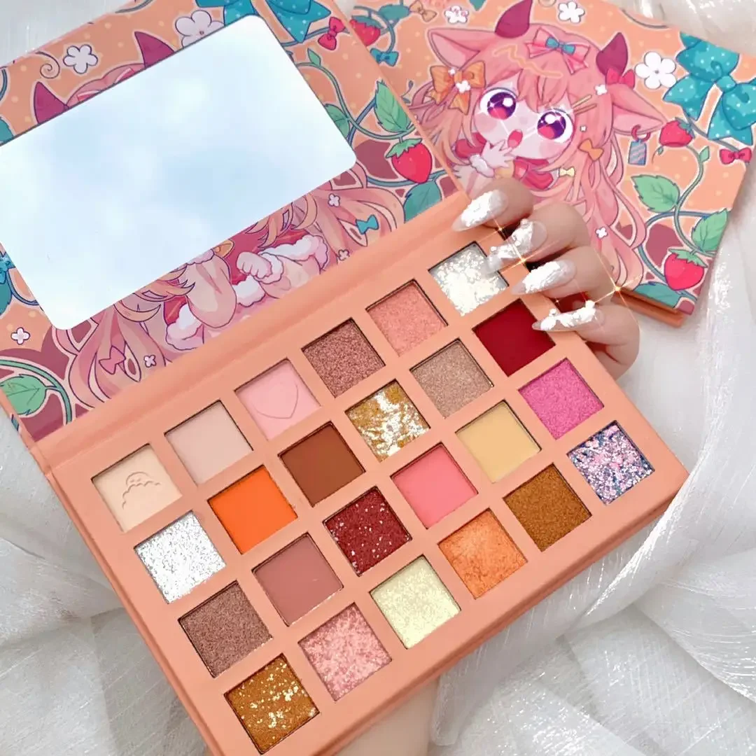 Fuloving 24 Colors Strawberry Girl Eyeshadow Palette Glitter Pearlescent Eyeshadow Waterproof Eye Plate Cute Makeup Cosmetics
Fuloving 24 Colors Strawberry Girl Eyeshadow Palette Glitter Pearlescent Eyeshadow Waterproof Eye Plate Cute Makeup Cosmetics