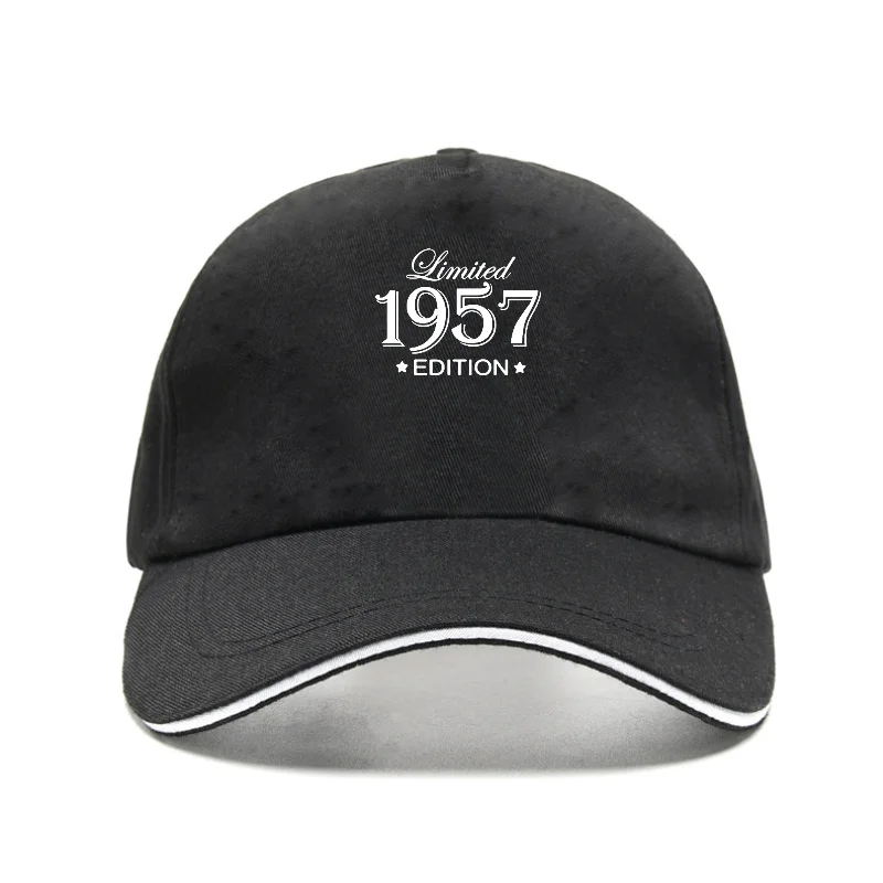 

Забавная летняя Стильная кепка, ограниченная серия 1957, мужские забавные Снэпбэк кепки на день рождения с козырьком, хлопковые мужские кепки с купюрами, сделанные в 1957 году, бейсболка