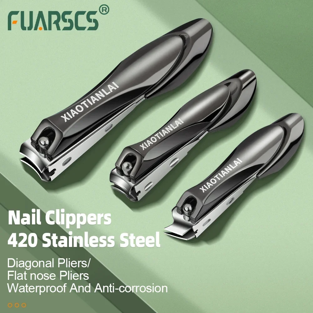 Anti-splash Nail Clippers Stainless Steel Nail Cutter Toenail for Fingernail Nipper Cleaner Manicure Personal Care Trim Tools
Anti-splash Nail Clippers Stainless Steel Nail Cutter Toenail for Fingernail Nipper Cleaner Manicure Personal Care Trim Tools