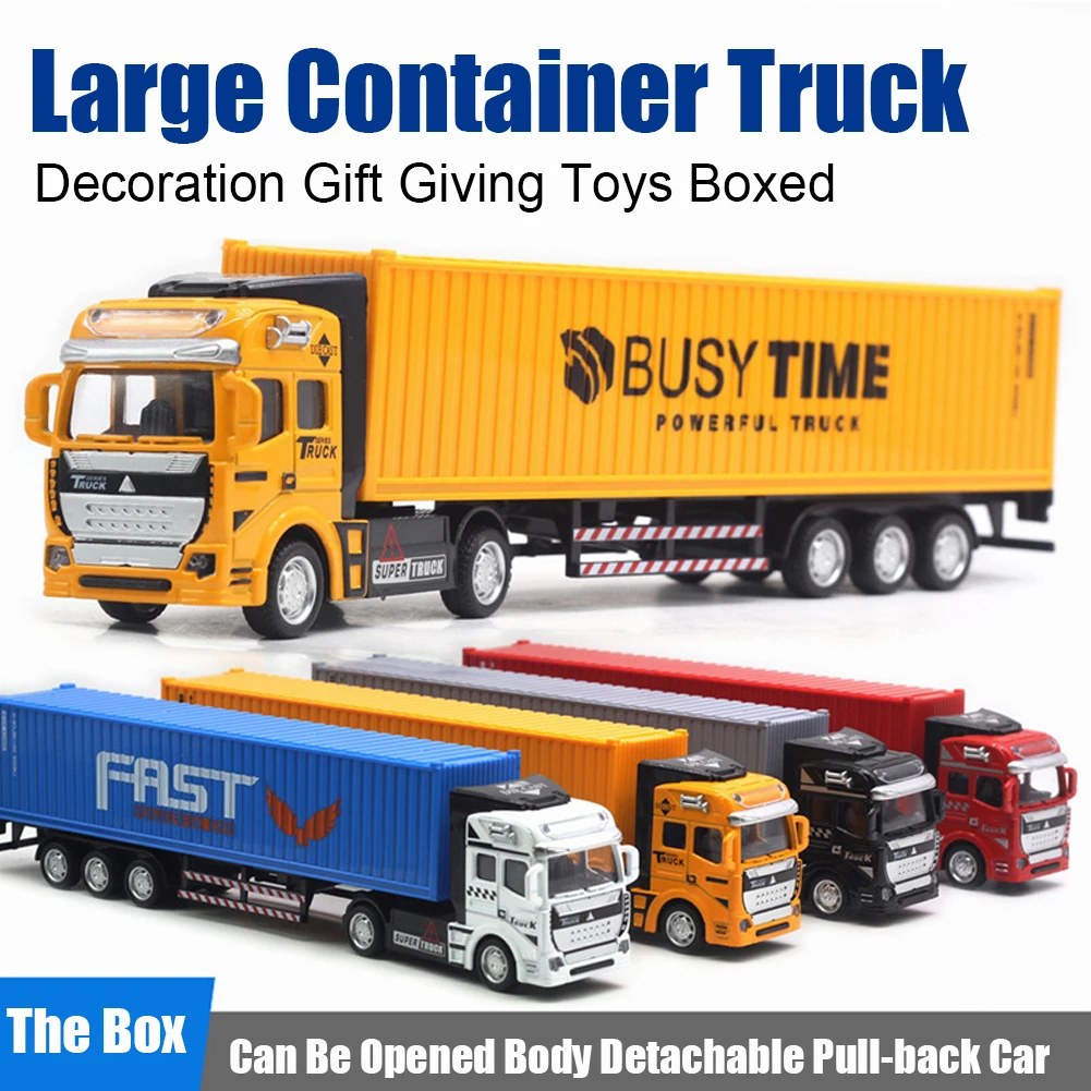 Children Pull Back Car Detachable Container Truck With Container Drop-resistant Car Model Toy Gifts For Kids
Children Pull Back Car Detachable Container Truck With Container Drop-resistant Car Model Toy Gifts For Kids