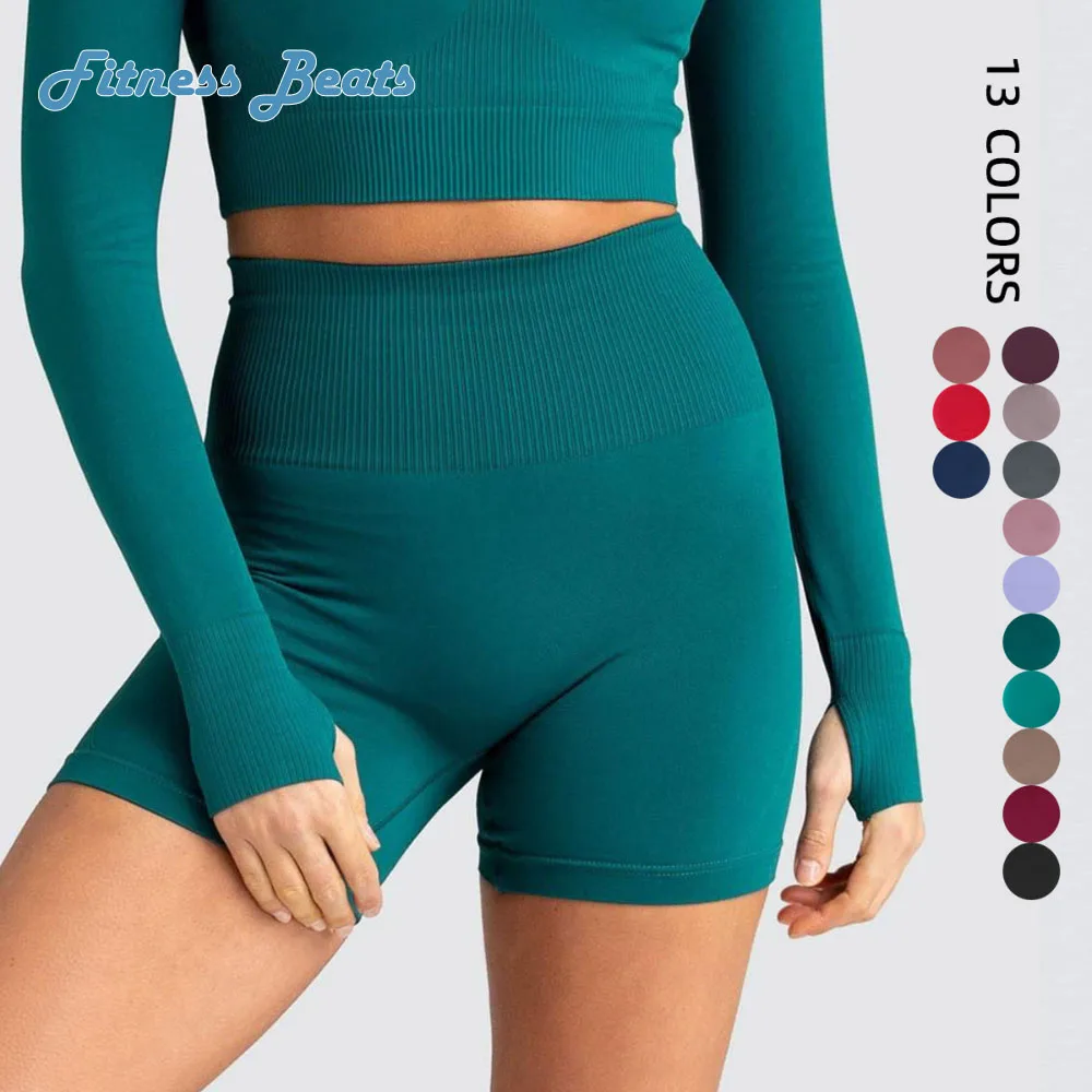Women's Sport Seamless Solid Color Raised Buttocks High Waist Fitness Yoga Leggings Quick Dry Moisture Wicking Elastic Shorts
Women's Sport Seamless Solid Color Raised Buttocks High Waist Fitness Yoga Leggings Quick Dry Moisture Wicking Elastic Shorts
