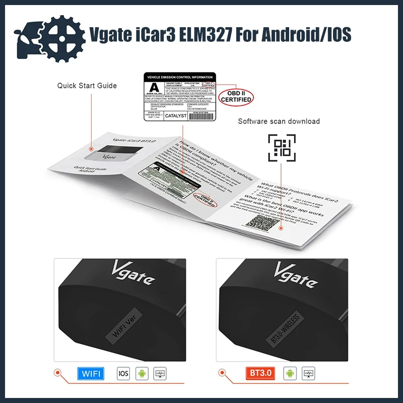 Elm327 Vgate iCar3 Bluetooth OBDII OBD 2 ELM327 iCar 3 Bluetooth диагностический интерфейс для Android ПК считыватель кодов Авто OBD2
Elm327 Vgate iCar3 Bluetooth OBDII OBD 2 ELM327 iCar 3 Bluetooth диагностический интерфейс для Android ПК считыватель кодов Авто OBD2