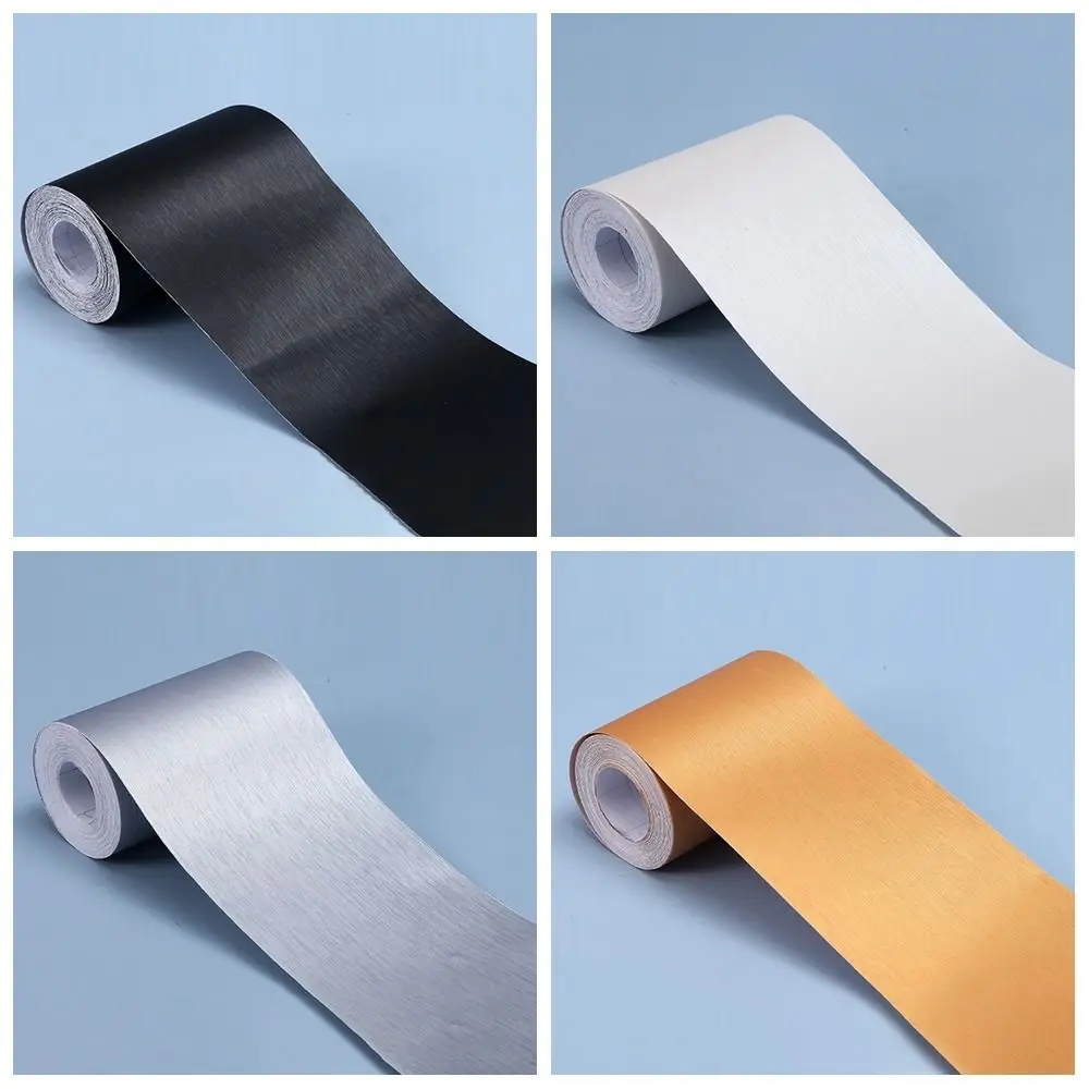 10M/Roll Windowsill Waist Line Wallpaper Brushed Self-adhesive Waterproof Waveguide Line Home Decor PVC Skirting Line
10M/Roll Windowsill Waist Line Wallpaper Brushed Self-adhesive Waterproof Waveguide Line Home Decor PVC Skirting Line