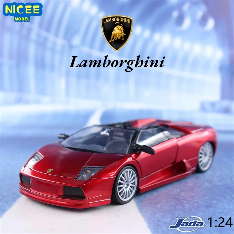 

1:24 Lamborghini Murcielago Roadster High Simulation Diecast Car Metal Alloy Model Car Children's toys collection gifts J263