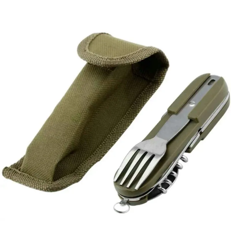 Multifunctional Outdoor Tableware Stainless Steel Foldable Fork Spoon Knife Picnic Camping Hiking Travelling Dinnerware
Multifunctional Outdoor Tableware Stainless Steel Foldable Fork Spoon Knife Picnic Camping Hiking Travelling Dinnerware