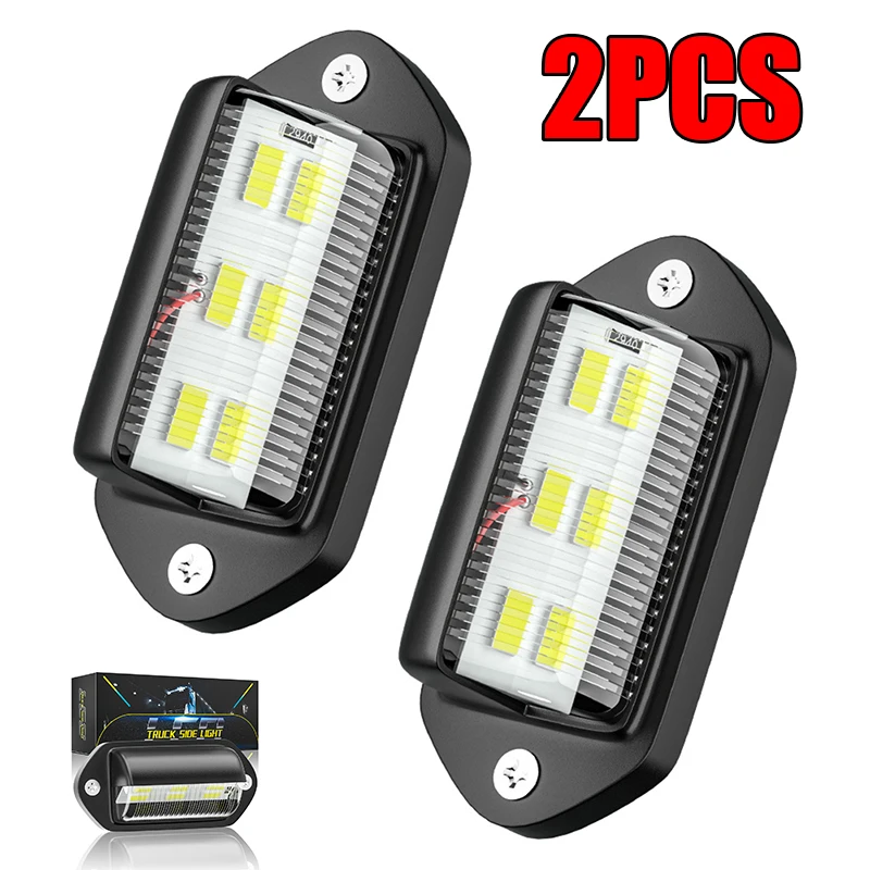 2PCS 6 LED Car License Number Plate Light For SUV Truck Trailer Van Tag Step Lamp White Bulbs Car Products License Plate Lights
2PCS 6 LED Car License Number Plate Light For SUV Truck Trailer Van Tag Step Lamp White Bulbs Car Products License Plate Lights