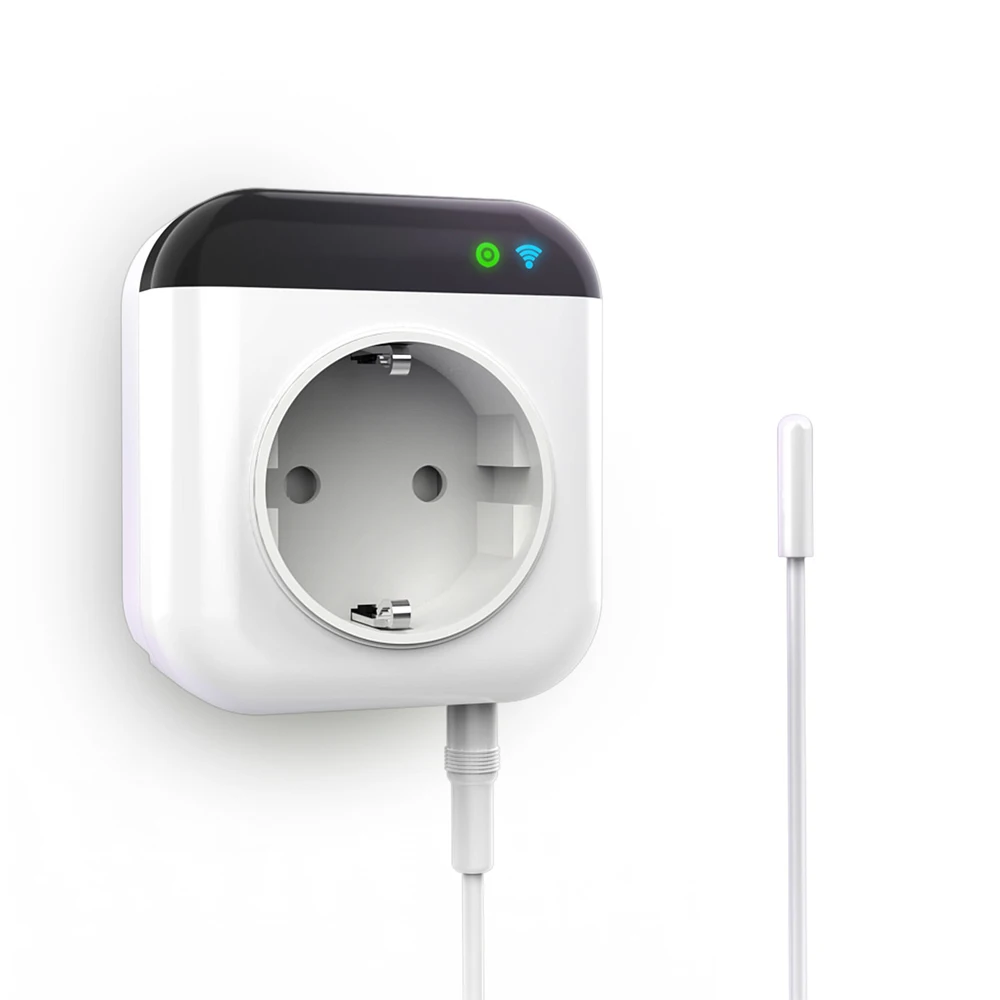Tuya Programmable WiFi Smart Thermostat Plug Outlet Temperature Controller Smart Home Thermoregulator Socket Alexa Google Home
Tuya Programmable WiFi Smart Thermostat Plug Outlet Temperature Controller Smart Home Thermoregulator Socket Alexa Google Home
