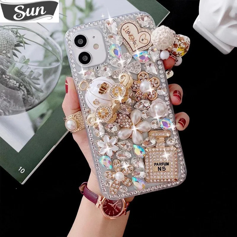 Bling Rhinestone Case For Samsung S23 Ultra S22 S21 S20 Note 20 A42 A72 A73 A52 A82 Diamond 3D Pumpkin Pearl Flower Heart Cover
Bling Rhinestone Case For Samsung S23 Ultra S22 S21 S20 Note 20 A42 A72 A73 A52 A82 Diamond 3D Pumpkin Pearl Flower Heart Cover
