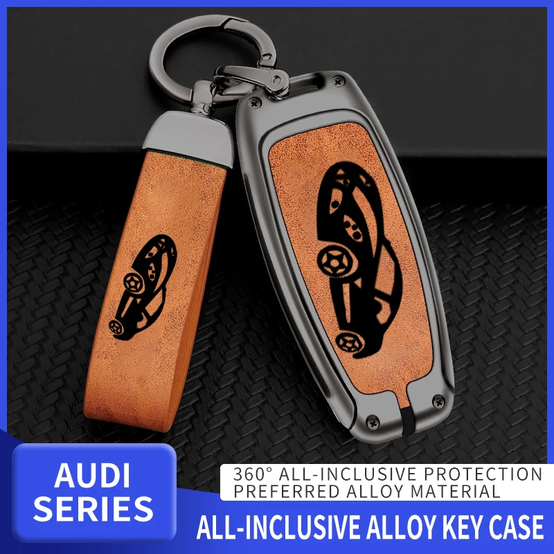 Zinc alloy Leather 3 Button Car Key Case Cover Protection Bag for Audi A8 C8 A7 A6 Q8 2018 2019 2020 Car Accessories
Zinc alloy Leather 3 Button Car Key Case Cover Protection Bag for Audi A8 C8 A7 A6 Q8 2018 2019 2020 Car Accessories