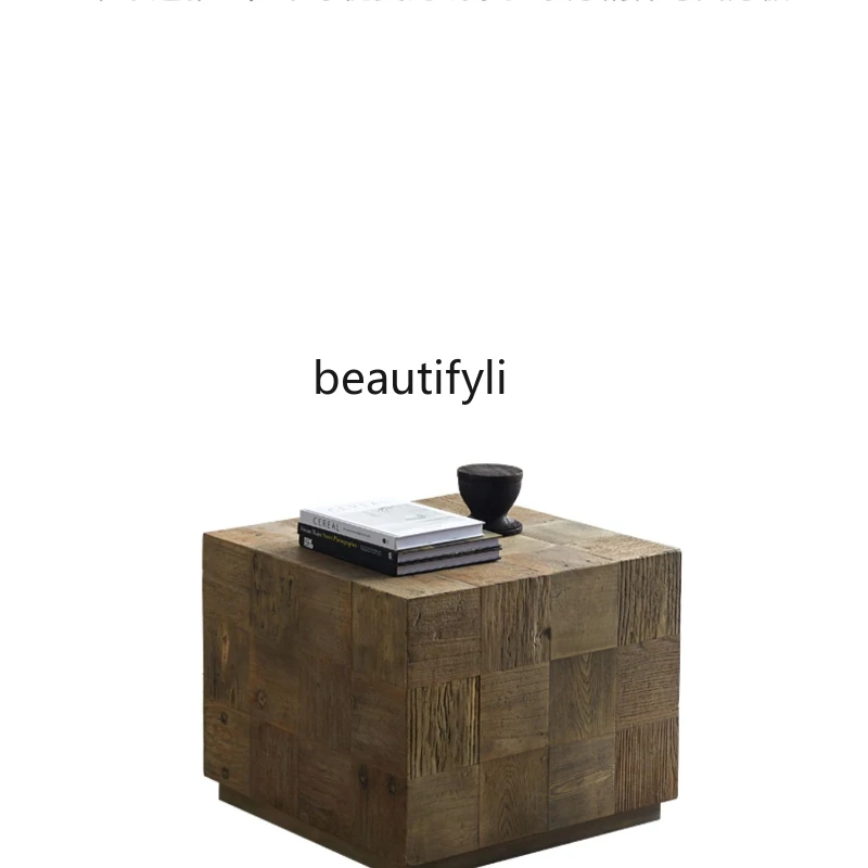 Japanese-Style Bedside Table Solid Wood Storage Low Cabinet Nordic Retro Distressed Coffee Table Sofa Side Table Square Block
Japanese-Style Bedside Table Solid Wood Storage Low Cabinet Nordic Retro Distressed Coffee Table Sofa Side Table Square Block