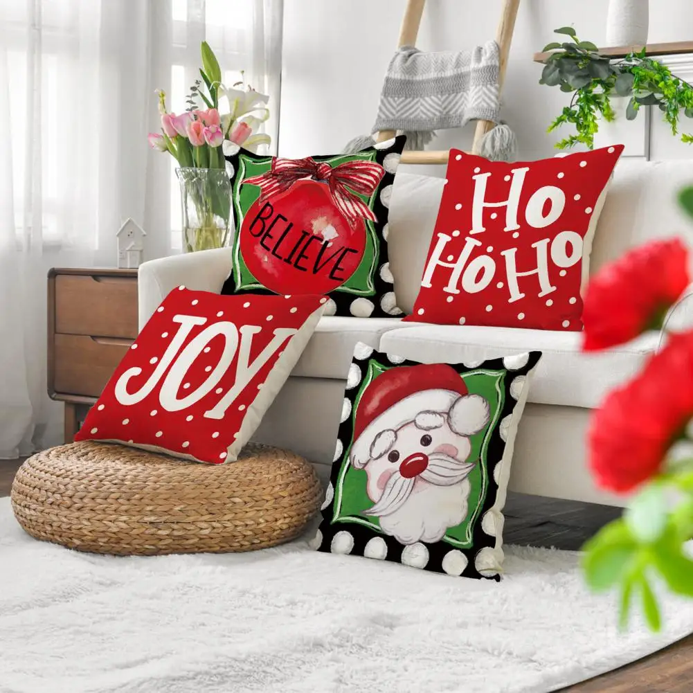 Durable Long-lasting Pillow Cover Festive Cartoon Flax Pillow Covers Hidden Zipper Design for Christmas Home Decoration Winter
Durable Long-lasting Pillow Cover Festive Cartoon Flax Pillow Covers Hidden Zipper Design for Christmas Home Decoration Winter
