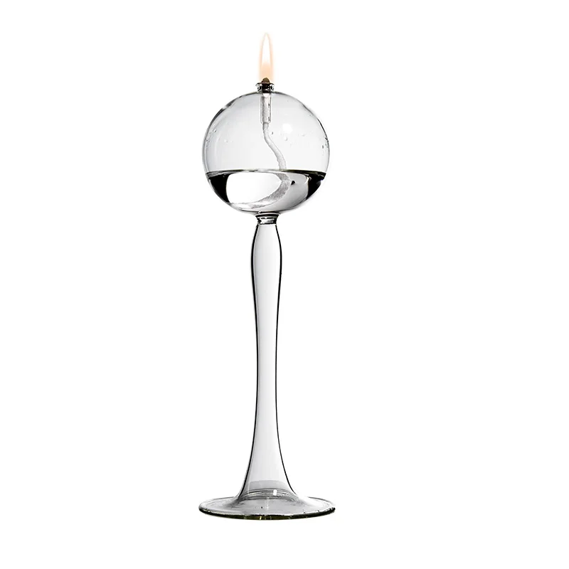 Glass Candle Ornaments Tall Feet Nordic Romantic Simple Candlelight Dinner Oil Lamp
Glass Candle Ornaments Tall Feet Nordic Romantic Simple Candlelight Dinner Oil Lamp