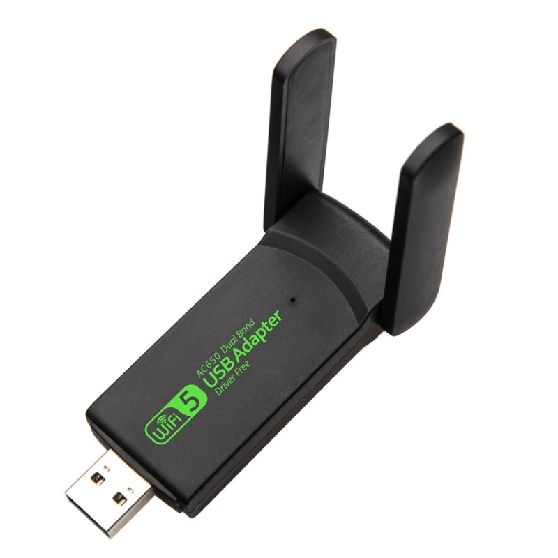 

Convenient Wireless WiFi Card Wireless USB WiFi Adapters RTL8811CU 650M, Easy Installation,Strong Coverage P9JB