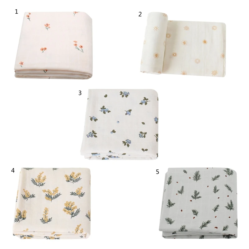100% Cotton Baby Blankets Newborn for Boys Girls 2 Layer Muslin Swaddle Blankets Flower Print Bedding Quilt Swaddle Diapers
100% Cotton Baby Blankets Newborn for Boys Girls 2 Layer Muslin Swaddle Blankets Flower Print Bedding Quilt Swaddle Diapers