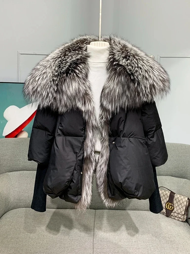 2023 Fashion New Autumn Winter Real Fox Fur Collar Thick Women Warm Coat 90% Goose Down Jacket Luxury Outwear New Female Coat
2023 Fashion New Autumn Winter Real Fox Fur Collar Thick Women Warm Coat 90% Goose Down Jacket Luxury Outwear New Female Coat