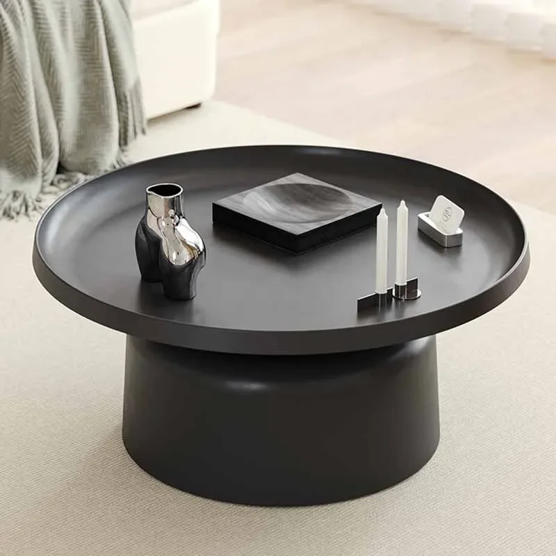 

Дизайнерский кофейный столик в скандинавском стиле, современный круглый центральный боковой столик, минималистичный скандинавский стол, мебель для гостиной