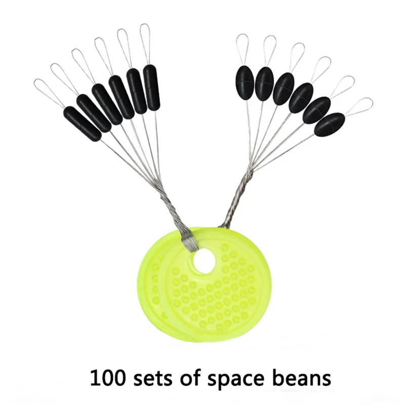 100 шт./упак. резиновый поплавок для рыбалки с сопротивлением Space Beans, поплавок для грузила, стопор для бусин, аксессуары для рыболовных снастей
100 шт./упак. резиновый поплавок для рыбалки с сопротивлением Space Beans, поплавок для грузила, стопор для бусин, аксессуары для рыболовных снастей
