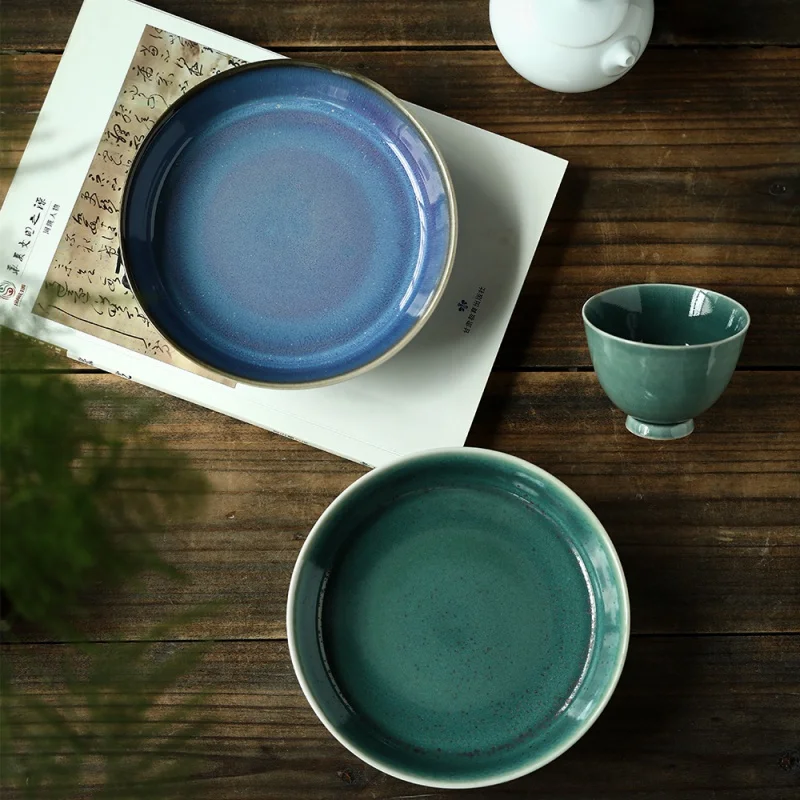 Jingdezhen Colored Glaze Purple Tea Tray Japanese Zen Tea Table Deep Water Storage Kettle Bearing Yixing Clay Teapots Mat Tea Ce
Jingdezhen Colored Glaze Purple Tea Tray Japanese Zen Tea Table Deep Water Storage Kettle Bearing Yixing Clay Teapots Mat Tea Ce