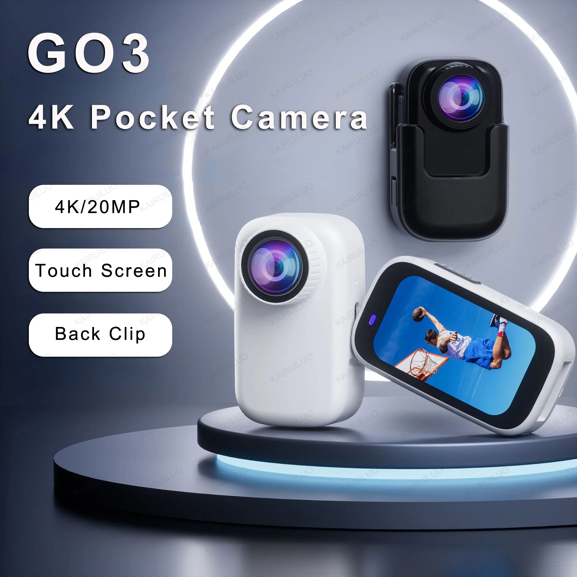 

4K Micro Camera WiFi Portable Pocket Camcorder Wearable Vlog Wide Angle Recorder Anti Shake Tiny Action Camera Outdoor Sport DV