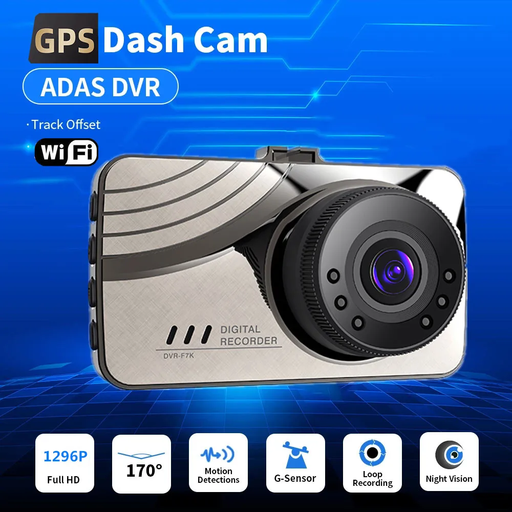 Car DVR WiFi 3.0" Full HD 1080P Dash Cam Rear View Night Vision Camera Video Recorder Black Box Auto Dashcam GPS Car Accessories
Car DVR WiFi 3.0" Full HD 1080P Dash Cam Rear View Night Vision Camera Video Recorder Black Box Auto Dashcam GPS Car Accessories