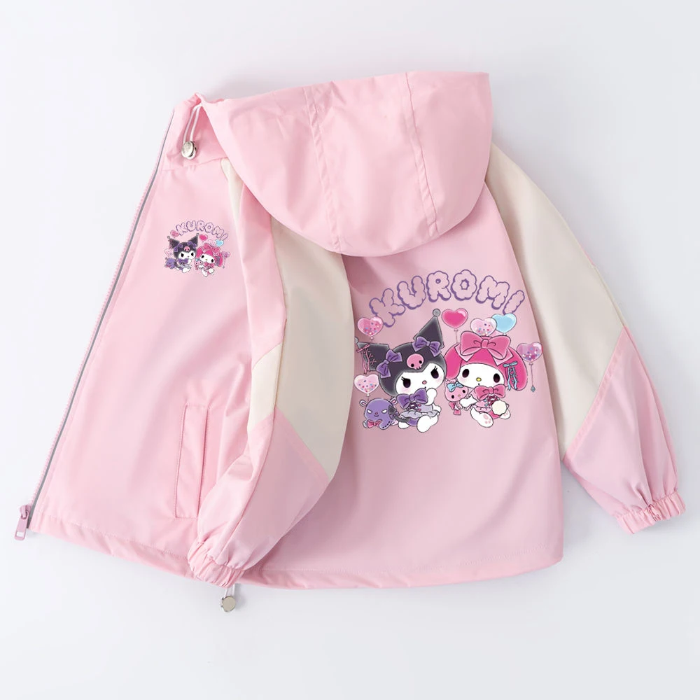 Anime Sanrio Kuromi My Melody Girls' Autumn Coat 2023 New Fashion Style Children's Autumn Hooded Cartoon Jacket Top Charge Coat
Anime Sanrio Kuromi My Melody Girls' Autumn Coat 2023 New Fashion Style Children's Autumn Hooded Cartoon Jacket Top Charge Coat