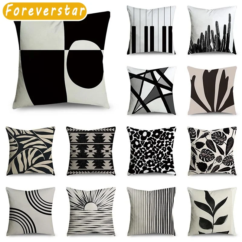 Black White Geometric Cushion Cover Pillow Case Sofa Decorative Pillow Cover Polyester Home Decor Pillowcase Funda Cojín 45x45cm
Black White Geometric Cushion Cover Pillow Case Sofa Decorative Pillow Cover Polyester Home Decor Pillowcase Funda Cojín 45x45cm