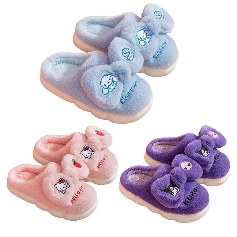 Cinnamoroll Kuromi Hellokittys Anime Cartoon Cotton Slippers Cute Warm Home Winter Kawaii Plush Toe Slippers Comfortable Girls
Cinnamoroll Kuromi Hellokittys Anime Cartoon Cotton Slippers Cute Warm Home Winter Kawaii Plush Toe Slippers Comfortable Girls