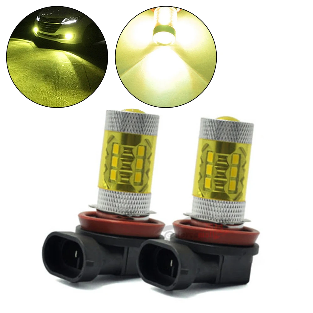 2pcs H11 H8 LED Bulbs Fog Light 3000K DRL Light High Power Golden Yellow 1500LM 80W DRL Driving Lamp Car Lights
2pcs H11 H8 LED Bulbs Fog Light 3000K DRL Light High Power Golden Yellow 1500LM 80W DRL Driving Lamp Car Lights