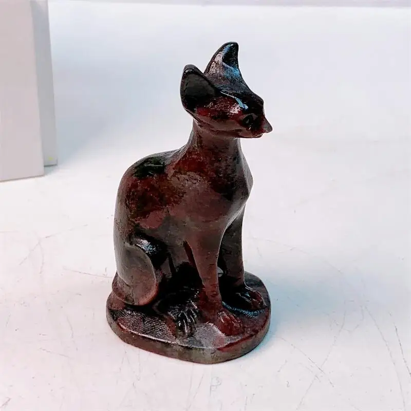 7.5CM Natural Garnet Egyptian Cat Crystal Animal Powerful Statue Healing Children Holiday Gift Home Decoration 1pcs
7.5CM Natural Garnet Egyptian Cat Crystal Animal Powerful Statue Healing Children Holiday Gift Home Decoration 1pcs