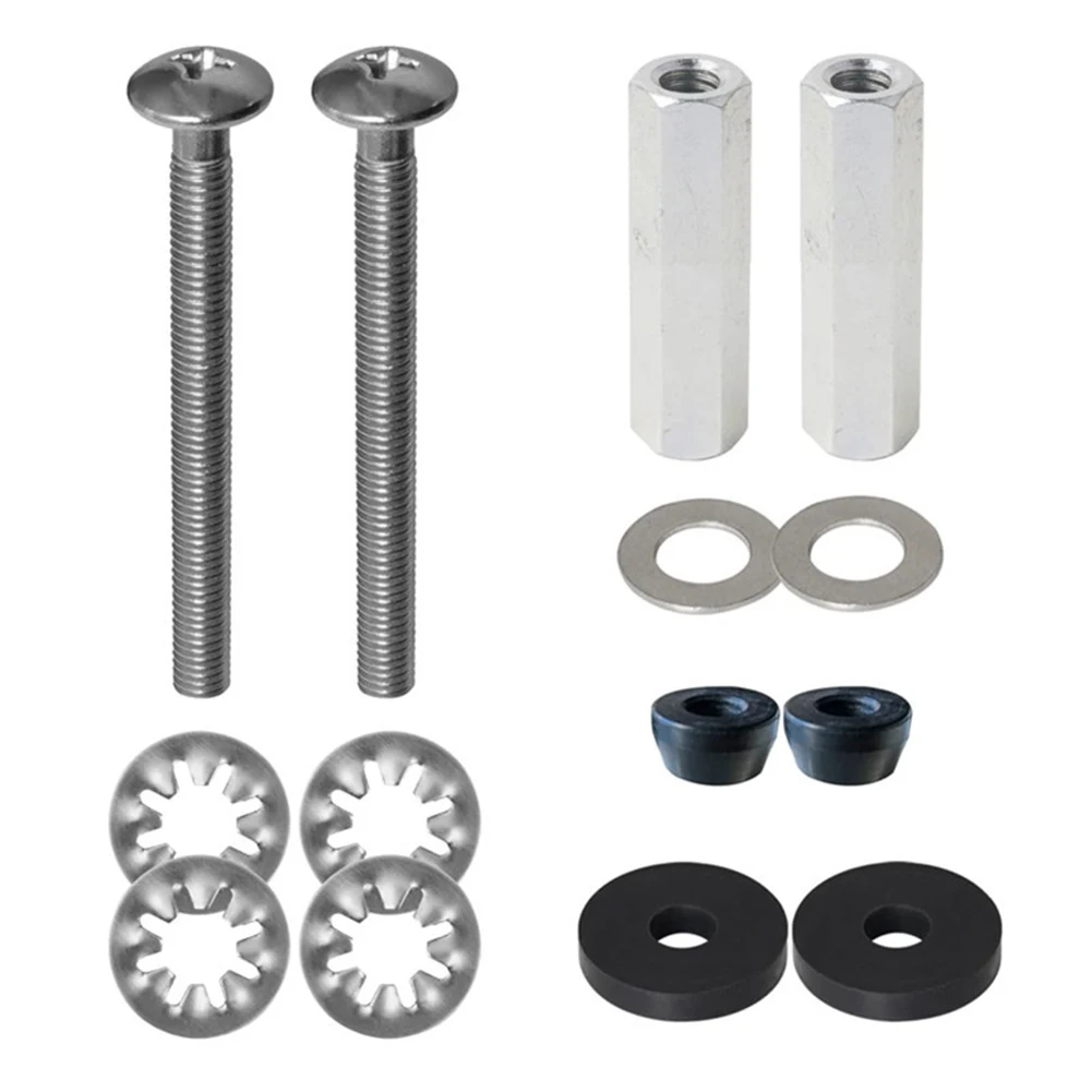 Screws Bolts Parts Replacement Steel With Washers Nuts Fittings For Seat For Standard Toilet Heavy Duty Stainless
Screws Bolts Parts Replacement Steel With Washers Nuts Fittings For Seat For Standard Toilet Heavy Duty Stainless
