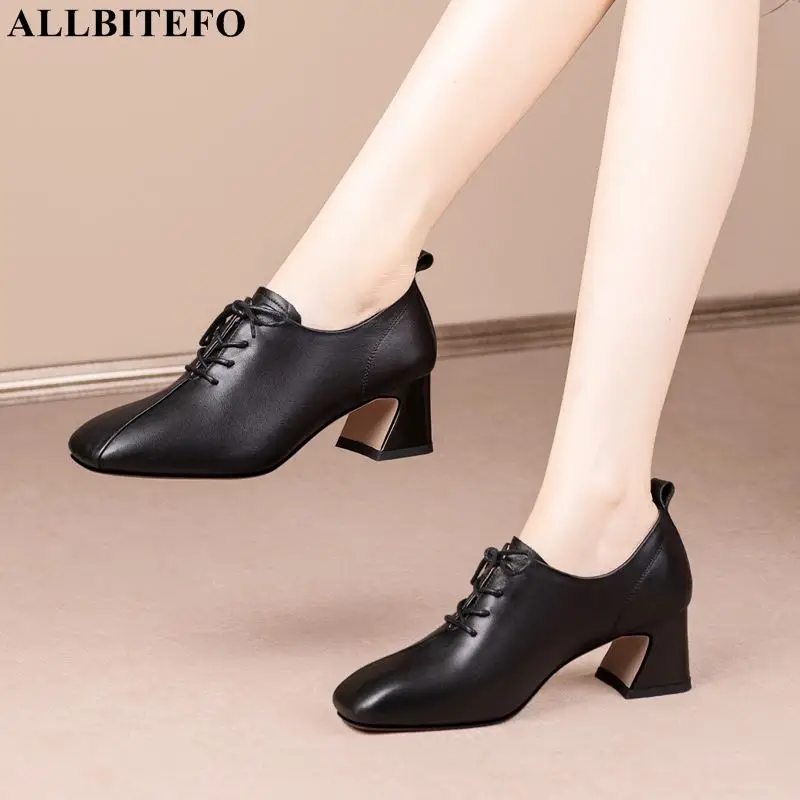 Size 33-43 Square Toe Real Genuine Leather Girls Women Heels Shoes Pure Colour High-End Fashion Leisure Woman High Heel Shoes
Size 33-43 Square Toe Real Genuine Leather Girls Women Heels Shoes Pure Colour High-End Fashion Leisure Woman High Heel Shoes