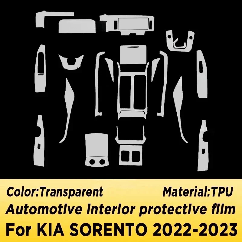 Автомобильные аксессуары для KIA SORENTO 2022 2023, центральная дверь автомобиля, медиа-консоль, навигация на приборной панели, защитная пленка против царапин из ТПУ
Автомобильные аксессуары для KIA SORENTO 2022 2023, центральная дверь автомобиля, медиа-консоль, навигация на приборной панели, защитная пленка против царапин из ТПУ