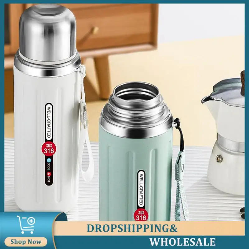 Large Capacity Stainless Steel Water Bottle Portable Thermos Cup High Quality Daily Necessities Durable Travel Bo Leak-proof
Large Capacity Stainless Steel Water Bottle Portable Thermos Cup High Quality Daily Necessities Durable Travel Bo Leak-proof
