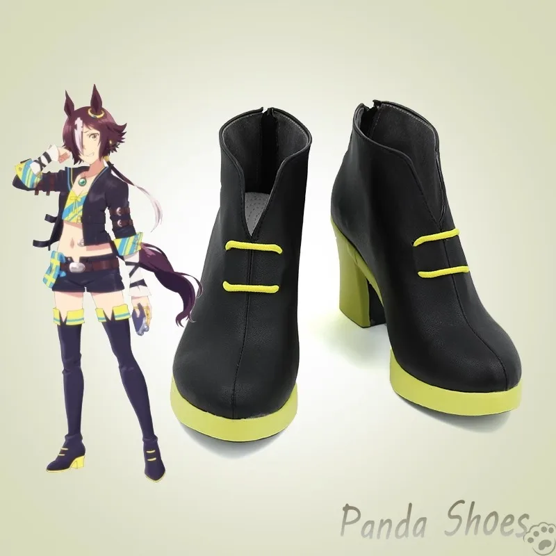 

Umamusume Pretty Derby Vodka Cosplay Shoes Anime Game Cos Boots Vodka Cosplay Costume Prop Shoes for Con Halloween Party