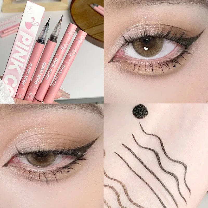 Non Smudging Liquid Eyeliner Waterproof Lasting Ultra Thin Silky Lying Silkworm Pen Matte Black Brown Pink Eye Liner Eyes Makeup
Non Smudging Liquid Eyeliner Waterproof Lasting Ultra Thin Silky Lying Silkworm Pen Matte Black Brown Pink Eye Liner Eyes Makeup